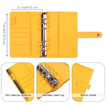 Load image into Gallery viewer, A6 Macaron Notebook PU Loose-leaf Cash Budget Handbook