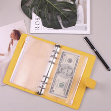 Load image into Gallery viewer, A6 Macaron Notebook PU Loose-leaf Cash Budget Handbook