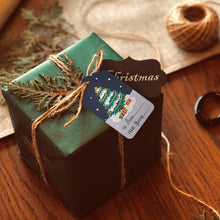 Load image into Gallery viewer, 2 Packs 50pcs/set  Christmas Kraft Paper Tags Gift Wrapping Paper Labels, Series 1, Series 2, Series 3, Series 4, Series 5, Series 6, Series 7, Series 8, Series 9, Series 10, Series 11, Series 12, Series 13, Series 14