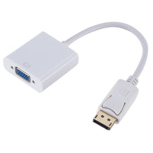 Load image into Gallery viewer, DP to VGA Adapter Wire Square Adapter, Cable Length: 15cm, DP to VGA White, DP to VGA Black