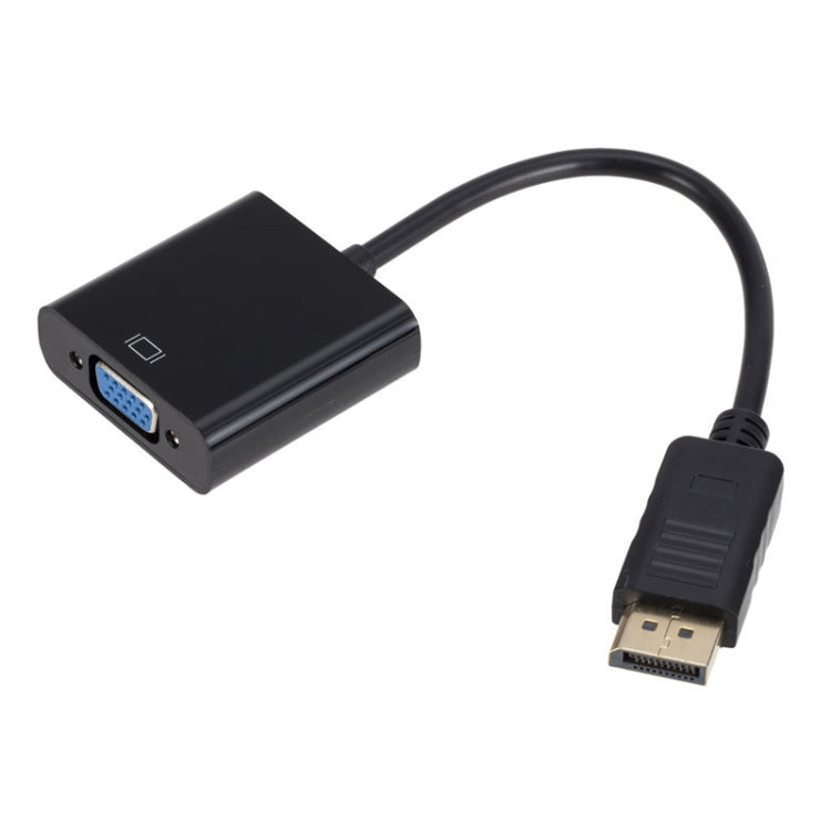 DP to VGA Adapter Wire Square Adapter, Cable Length: 15cm, DP to VGA White, DP to VGA Black