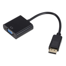 Load image into Gallery viewer, DP to VGA Adapter Wire Square Adapter, Cable Length: 15cm, DP to VGA White, DP to VGA Black
