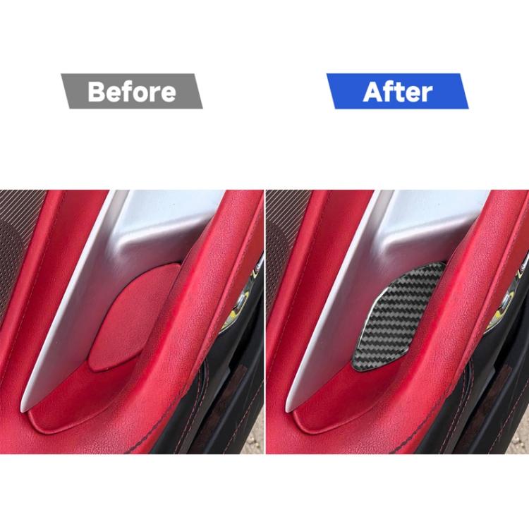 For Chevrolet Corvette C8 2pcs /Set Inner Door Bowl Sticker