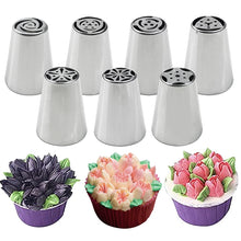 Load image into Gallery viewer, Stainless Steel Laminating Nozzle Set Cake DIY Laminating Nozzle Set Baking Tools, 7PCS/Set, 8PCS/Set, 9PCS/Set, 10PCS/Set, 11PCS/Set, 12PCS/Set, 14PCS/Set, 128PCS/Set