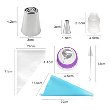Load image into Gallery viewer, Stainless Steel Laminating Nozzle Set Cake DIY Laminating Nozzle Set Baking Tools, 7PCS/Set, 8PCS/Set, 9PCS/Set, 10PCS/Set, 11PCS/Set, 12PCS/Set, 14PCS/Set, 128PCS/Set