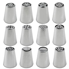Load image into Gallery viewer, Stainless Steel Laminating Nozzle Set Cake DIY Laminating Nozzle Set Baking Tools, 7PCS/Set, 8PCS/Set, 9PCS/Set, 10PCS/Set, 11PCS/Set, 12PCS/Set, 14PCS/Set, 128PCS/Set