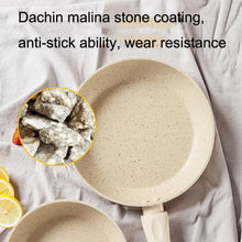 Load image into Gallery viewer, Maifan Stone Nonstick Pan Steak Fryer Induction Cooker Gas General, Diameter:, 20cm (Beige), 24cm (Beige), 20cm (Grey), 24cm (Grey)