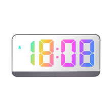 Load image into Gallery viewer, Colorful Fonts LED Electronic Alarm Clock Large Screen Clock