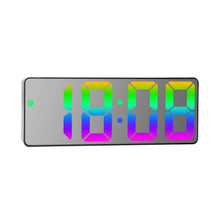 Load image into Gallery viewer, Colorful Fonts LED Electronic Alarm Clock Large Screen Clock