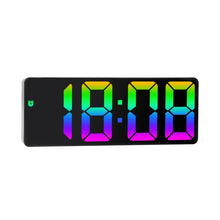 Load image into Gallery viewer, Colorful Fonts LED Electronic Alarm Clock Large Screen Clock