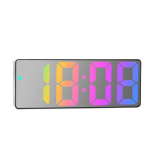 Load image into Gallery viewer, Colorful Fonts LED Electronic Alarm Clock Large Screen Clock