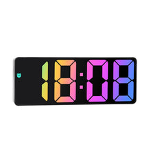 Load image into Gallery viewer, Colorful Fonts LED Electronic Alarm Clock Large Screen Clock