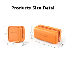 Load image into Gallery viewer, Fungoofun Candy Color EVA Travel Digital Storage Bag Cosmetic Bag, Square Pink, Square Orange, Square Yellow, Brick Pink, Brick Orange, Brick Yellow