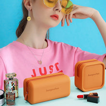 Load image into Gallery viewer, Fungoofun Candy Color EVA Travel Digital Storage Bag Cosmetic Bag, Square Pink, Square Orange, Square Yellow, Brick Pink, Brick Orange, Brick Yellow
