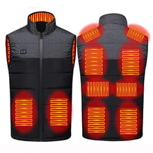 Load image into Gallery viewer, Heated Vest Electric Heating 3 Constant Temperature Warm Cotton Jacket, S, M, L, XL, 2XL, 3XL