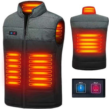 Load image into Gallery viewer, Heated Vest Electric Heating 3 Constant Temperature Warm Cotton Jacket, S, M, L, XL, 2XL, 3XL
