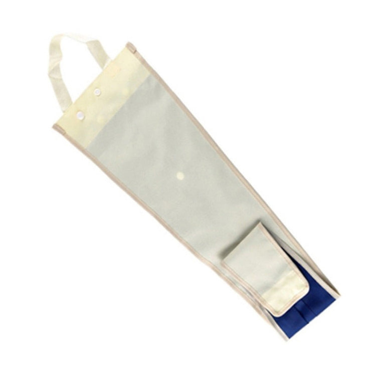 Car Umbrella Cover Foldable Storage Bag Hanging Seat Back Pocket, Blue White