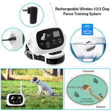 Load image into Gallery viewer, KD-661 500m Wireless Electric Dog Pet Fence Shock Collar,Spec:, For One Dog, For Two Dog, For Three Dog