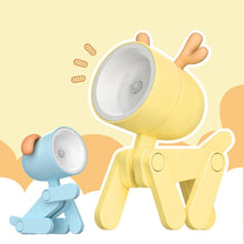Load image into Gallery viewer, TL-23 LED Mini Foldable Cartoon Desk Lamp Home Pet Shape Decoration Table Lamp, Spec:, Dog (Blue), Dog (Green), Dog (Pink), Dog (Beige), Dog (Orange）, Dog (Yellow), Deer (Blue), Deer (Green), Deer (Pink), Deer (Beige), Deer (Orange), Deer (Yellow)     ...