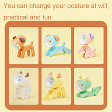 Load image into Gallery viewer, TL-23 LED Mini Foldable Cartoon Desk Lamp Home Pet Shape Decoration Table Lamp, Spec:, Dog (Blue), Dog (Green), Dog (Pink), Dog (Beige), Dog (Orange）, Dog (Yellow), Deer (Blue), Deer (Green), Deer (Pink), Deer (Beige), Deer (Orange), Deer (Yellow)     ...