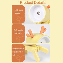 Load image into Gallery viewer, TL-23 LED Mini Foldable Cartoon Desk Lamp Home Pet Shape Decoration Table Lamp, Spec:, Dog (Blue), Dog (Green), Dog (Pink), Dog (Beige), Dog (Orange）, Dog (Yellow), Deer (Blue), Deer (Green), Deer (Pink), Deer (Beige), Deer (Orange), Deer (Yellow)     ...