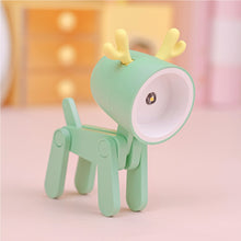 Load image into Gallery viewer, TL-23 LED Mini Foldable Cartoon Desk Lamp Home Pet Shape Decoration Table Lamp, Spec:, Dog (Blue), Dog (Green), Dog (Pink), Dog (Beige), Dog (Orange）, Dog (Yellow), Deer (Blue), Deer (Green), Deer (Pink), Deer (Beige), Deer (Orange), Deer (Yellow)     ...