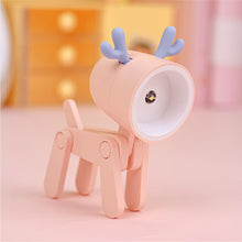 Load image into Gallery viewer, TL-23 LED Mini Foldable Cartoon Desk Lamp Home Pet Shape Decoration Table Lamp, Spec:, Dog (Blue), Dog (Green), Dog (Pink), Dog (Beige), Dog (Orange）, Dog (Yellow), Deer (Blue), Deer (Green), Deer (Pink), Deer (Beige), Deer (Orange), Deer (Yellow)     ...