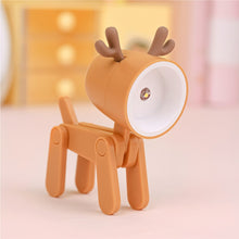 Load image into Gallery viewer, TL-23 LED Mini Foldable Cartoon Desk Lamp Home Pet Shape Decoration Table Lamp, Spec:, Dog (Blue), Dog (Green), Dog (Pink), Dog (Beige), Dog (Orange）, Dog (Yellow), Deer (Blue), Deer (Green), Deer (Pink), Deer (Beige), Deer (Orange), Deer (Yellow)     ...