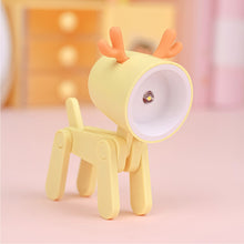 Load image into Gallery viewer, TL-23 LED Mini Foldable Cartoon Desk Lamp Home Pet Shape Decoration Table Lamp, Spec:, Dog (Blue), Dog (Green), Dog (Pink), Dog (Beige), Dog (Orange）, Dog (Yellow), Deer (Blue), Deer (Green), Deer (Pink), Deer (Beige), Deer (Orange), Deer (Yellow)     ...