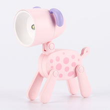 Load image into Gallery viewer, TL-23 LED Mini Foldable Cartoon Desk Lamp Home Pet Shape Decoration Table Lamp, Spec:, Dog (Blue), Dog (Green), Dog (Pink), Dog (Beige), Dog (Orange）, Dog (Yellow), Deer (Blue), Deer (Green), Deer (Pink), Deer (Beige), Deer (Orange), Deer (Yellow)     ...