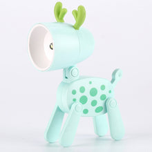Load image into Gallery viewer, TL-23 LED Mini Foldable Cartoon Desk Lamp Home Pet Shape Decoration Table Lamp, Spec:, Dog (Blue), Dog (Green), Dog (Pink), Dog (Beige), Dog (Orange）, Dog (Yellow), Deer (Blue), Deer (Green), Deer (Pink), Deer (Beige), Deer (Orange), Deer (Yellow)     ...