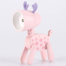 Load image into Gallery viewer, TL-23 LED Mini Foldable Cartoon Desk Lamp Home Pet Shape Decoration Table Lamp, Spec:, Dog (Blue), Dog (Green), Dog (Pink), Dog (Beige), Dog (Orange）, Dog (Yellow), Deer (Blue), Deer (Green), Deer (Pink), Deer (Beige), Deer (Orange), Deer (Yellow)     ...