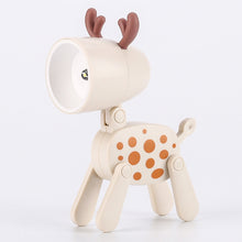 Load image into Gallery viewer, TL-23 LED Mini Foldable Cartoon Desk Lamp Home Pet Shape Decoration Table Lamp, Spec:, Dog (Blue), Dog (Green), Dog (Pink), Dog (Beige), Dog (Orange）, Dog (Yellow), Deer (Blue), Deer (Green), Deer (Pink), Deer (Beige), Deer (Orange), Deer (Yellow)     ...