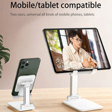 Load image into Gallery viewer, SSKY X5 Desktop Phone Live Foldable Tablet Bracket, Style:, X5 Standard Version (White), X5 Standard Version (Black)