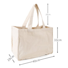 Load image into Gallery viewer, NIEN Compartmentalized Shopping Bag Fruit and Vegetable Handle Canvas Bag, Style:, Shopping Bag Polyester Cotton, Shopping Bag Pure Cotton