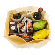 Load image into Gallery viewer, NIEN Compartmentalized Shopping Bag Fruit and Vegetable Handle Canvas Bag, Style:, Shopping Bag Polyester Cotton, Shopping Bag Pure Cotton
