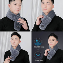 Load image into Gallery viewer, USB Charging Heating Massage Scarf Warmth Neck