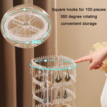 Load image into Gallery viewer, Multi-layer Rotating Earrings Storage Display Rack, Tube Type