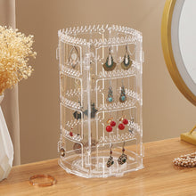 Load image into Gallery viewer, Multi-layer Rotating Earrings Storage Display Rack, Tube Type
