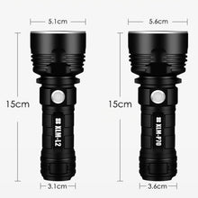 Load image into Gallery viewer, Strong Light Outdoor Waterproof Camping Aluminum LED Flashlight, Style:, L2 (Without Battery), P70 (Without Battery)