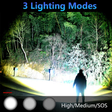 Load image into Gallery viewer, Strong Light Outdoor Waterproof Camping Aluminum LED Flashlight, Style:, L2 (Without Battery), P70 (Without Battery)