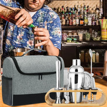 Load image into Gallery viewer, Travel Bartender Kit Bag  Bar Tool Storage Bag, 32.5 x 14.5 x 25.4cm