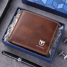 Load image into Gallery viewer, BUFF CAPTAIN 032 Vintage Leather Wallets Coins Card Holder Wallet