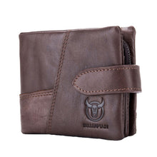 Load image into Gallery viewer, BUFF CAPTAIN 01 Multifunctional Detachable Vintage Leather Buckle Horizontal Wallet, 01(Coffee), 01(Brown)