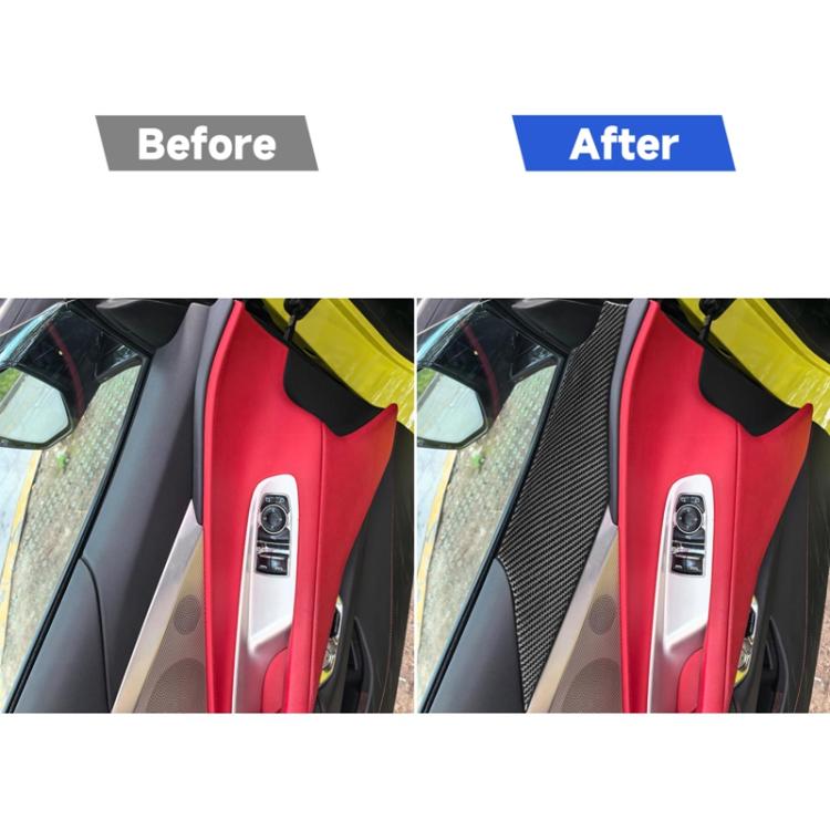 For Chevrolet Corvette C8 2pcs /Set Door Panel Decorative Sticker