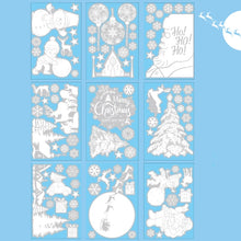 Load image into Gallery viewer, Christmas Static Glass Window Decoration Background Decorative Stickers, Dwarf, White Midget, Santa Claus+ Penguins, Santa Claus, White Santa Claus, Snowman, Ghost Elf