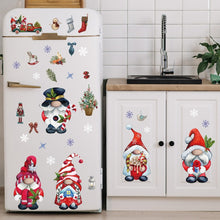 Load image into Gallery viewer, Christmas Static Glass Window Decoration Background Decorative Stickers, Dwarf, White Midget, Santa Claus+ Penguins, Santa Claus, White Santa Claus, Snowman, Ghost Elf