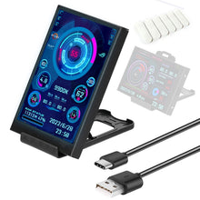 Load image into Gallery viewer, 3.5 InchIPS View All Computer Monitor USB Chassis Vice Screen, Set 1 (Black), Set 1 (White), Set 2 (Black), Set 2 (White), Set 3 (Black), Set 3 (White)