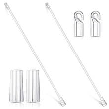 Load image into Gallery viewer, Blinds Acrylic Transparent Rod Move Light Rod With Hook Handle, Size: 24 Inch, 12 Inch Acrylic Transparent Rod, 17 Inch Acrylic Transparent Rod, 24 Inch Acrylic Transparent Rod