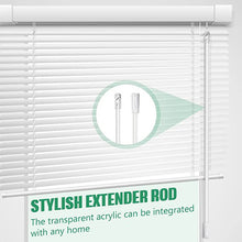Load image into Gallery viewer, Blinds Acrylic Transparent Rod Move Light Rod With Hook Handle, Size: 24 Inch, 12 Inch Acrylic Transparent Rod, 17 Inch Acrylic Transparent Rod, 24 Inch Acrylic Transparent Rod